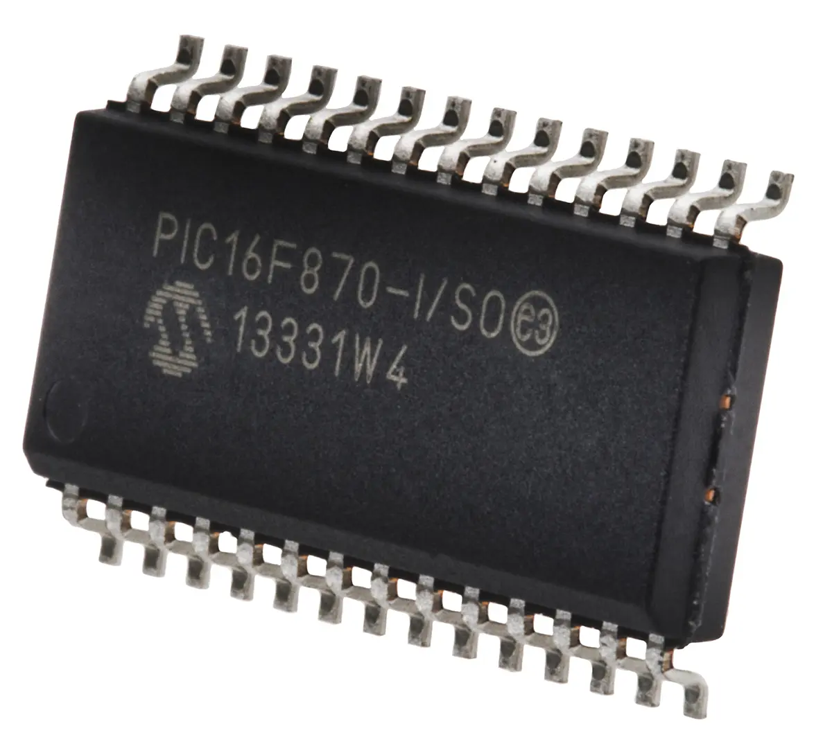 Produktfoto 1 von Microchip Mikrocontroller PIC16F870 PIC 8 bit Oberfläche 3.5kB Flash SOIC 28-Pin 20 MHz 128 bit RAM