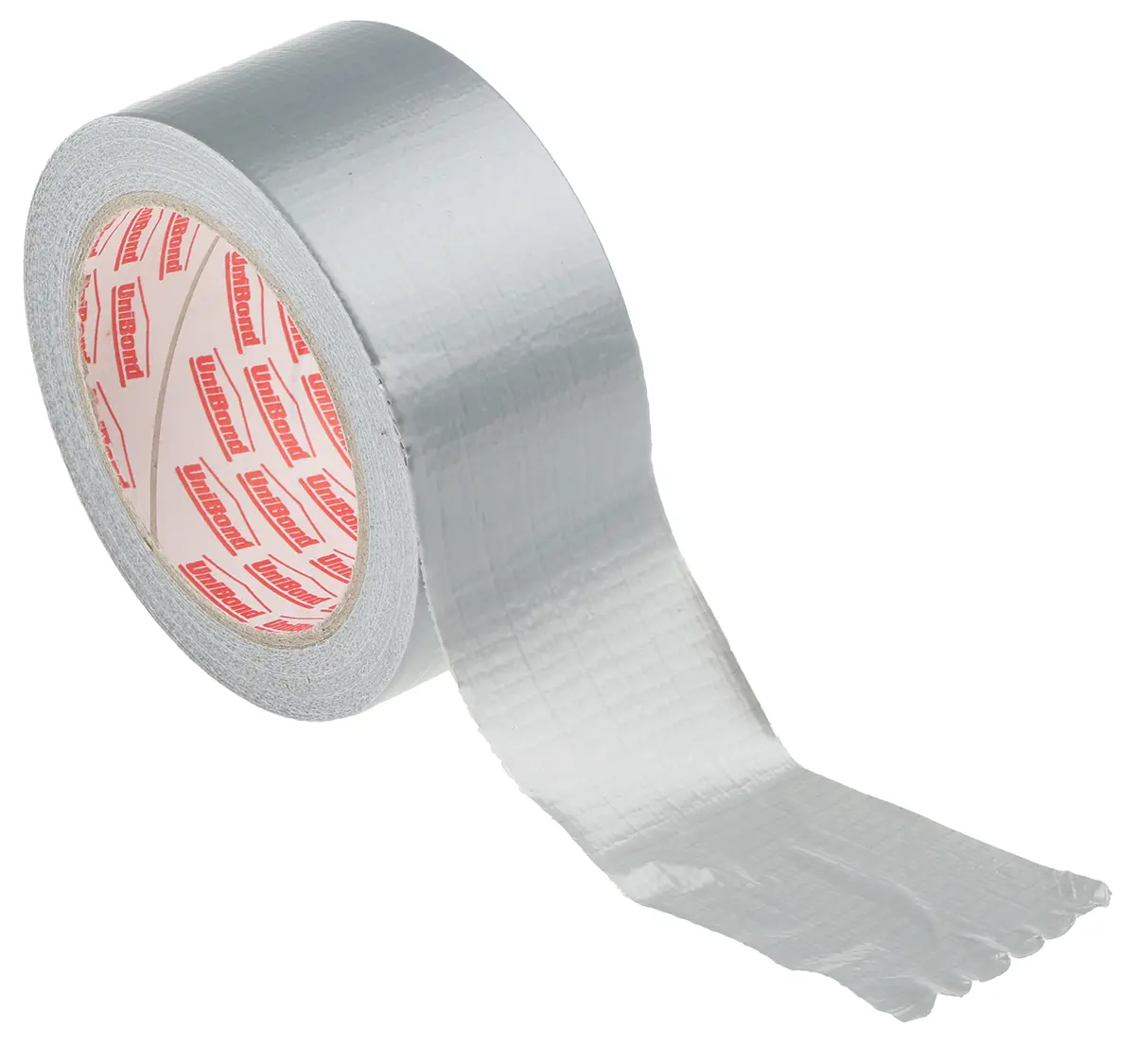 Produktfoto 1 von Loctite UniBond Duct Tape Panzerband, Polyethylengewebe Silber, 50 mm x 50 mm x 25 m PE-beschichtet