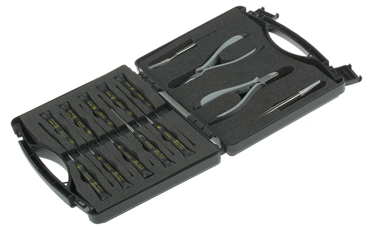 Produktfoto 1 von CK VDE 1000V zugelassen ESD Werkzeugsatz, Tasche 14-teilig