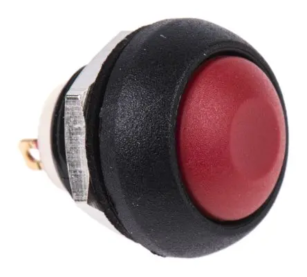 Produktfoto 1 von APEM IS Druckschalter Tastend Schraubanschlussklemme Ø 13.6 mm, SPST / 400mA, IP67