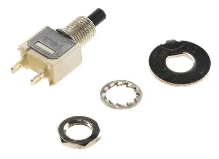 APEM ZP Miniaturdruckschalter Tastend Panel Ø 4.9 mm, SPST / 500mA 48 V dc 48 V ac