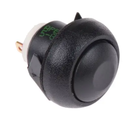 APEM IB Miniaturdruckschalter Tastend Panel Ø 13.6 mm, SPST / 400mA 50 V dc 125 V ac, IP67