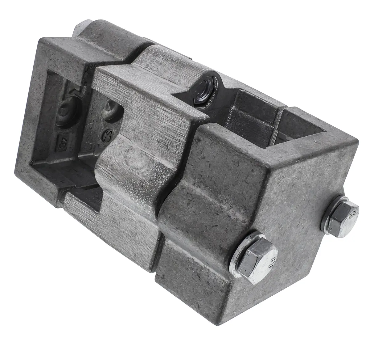 Produktfoto 1 von Rose+Krieger Tube Connector Verbindungskomponente, Kreuz-Klemmverbinder, Vierkantrohr, M10 40.3 mm, L. 60 mm passend für