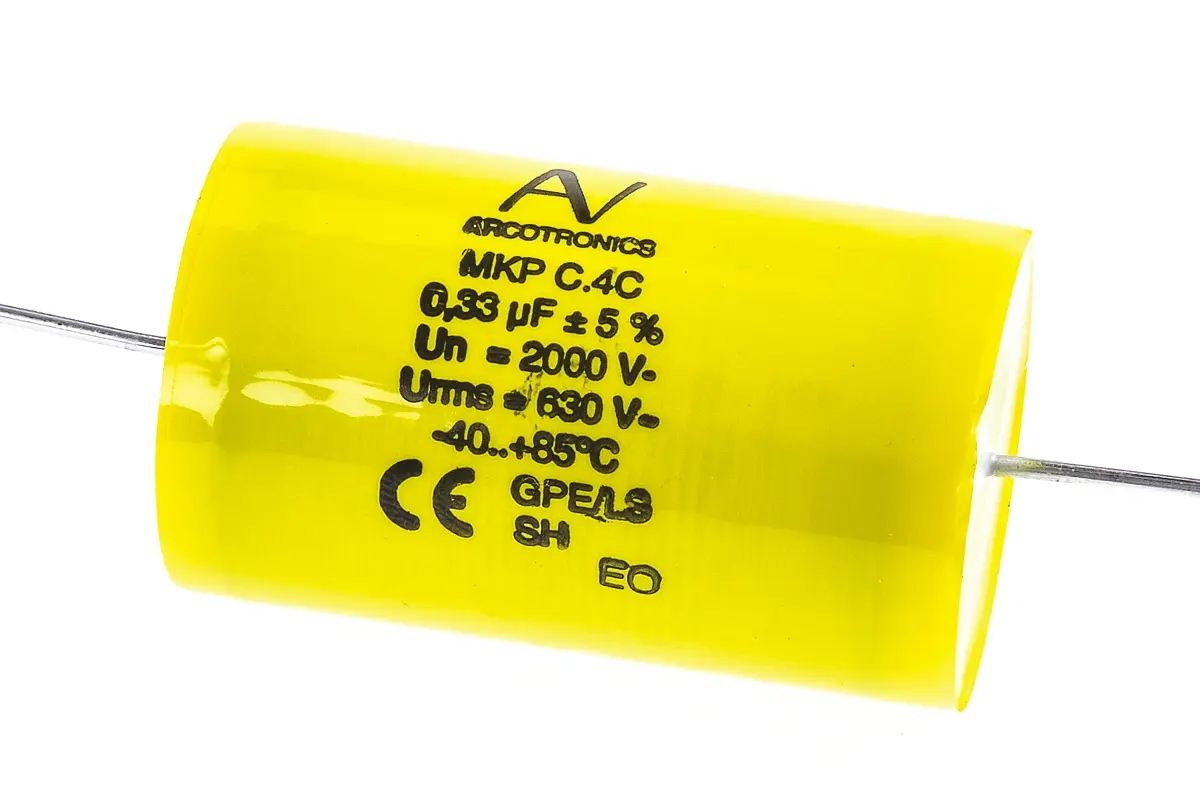 Produktfoto 1 von KEMET C4C Folienkondensator 330nF ±5% / 2kV dc, THT