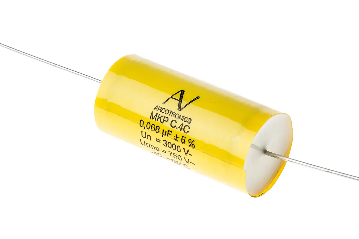 Produktfoto 1 von KEMET C4C Polypropylenkondensator PP 68nF ±5% / 3kV dc, THT