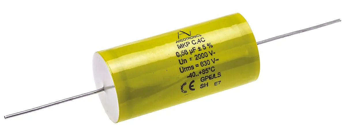 Produktfoto 1 von KEMET C4C Folienkondensator 560nF ±5% / 2kV dc, THT