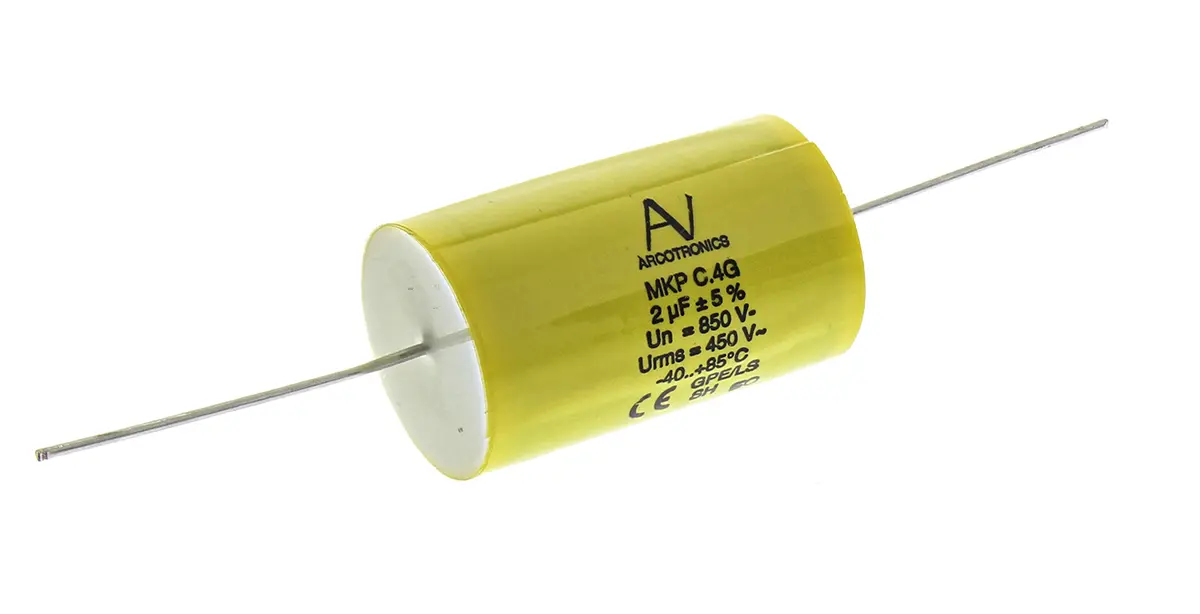 Produktfoto 1 von KEMET C4G Folienkondensator 2μF ±5% / 850V dc, THT