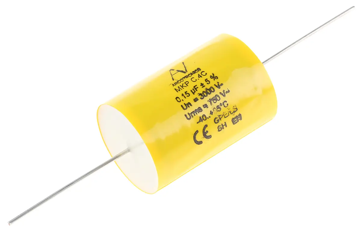 Produktfoto 1 von KEMET C4C Polypropylenkondensator PP 150nF ±5% / 3kV dc, THT