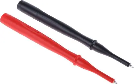 Produktfoto 1 von Fluke Prüfspitze Rot, Schwarz, Edelstahl Spitze, 600V 10A