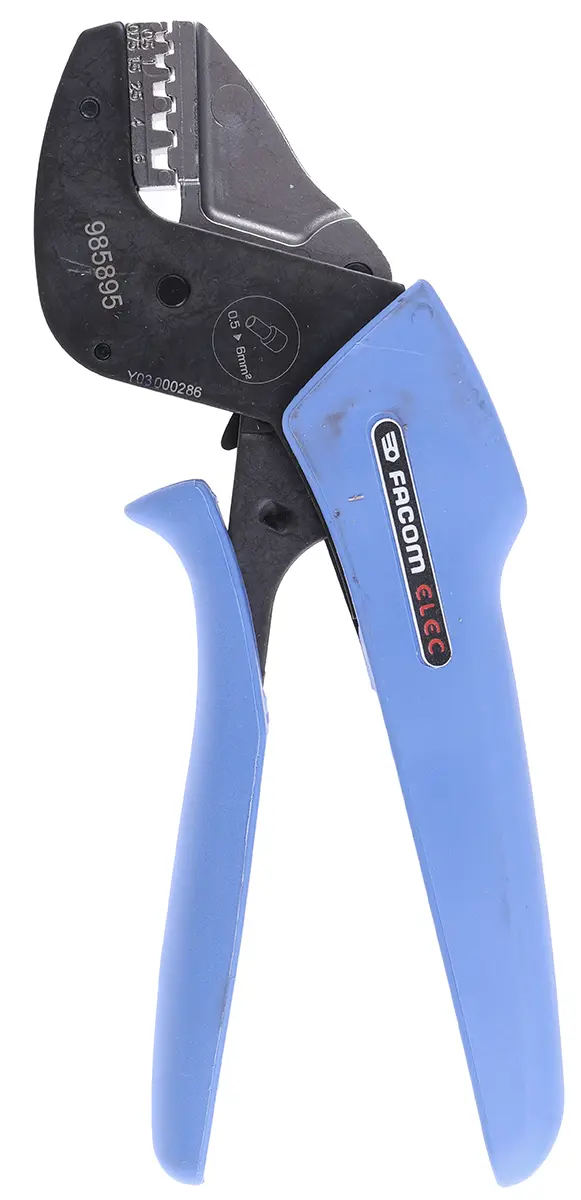 Produktfoto 1 von Facom 985 Crimp-Werkzeug 0.5 to 6 mm² für Aderendhülsen, 230 mm