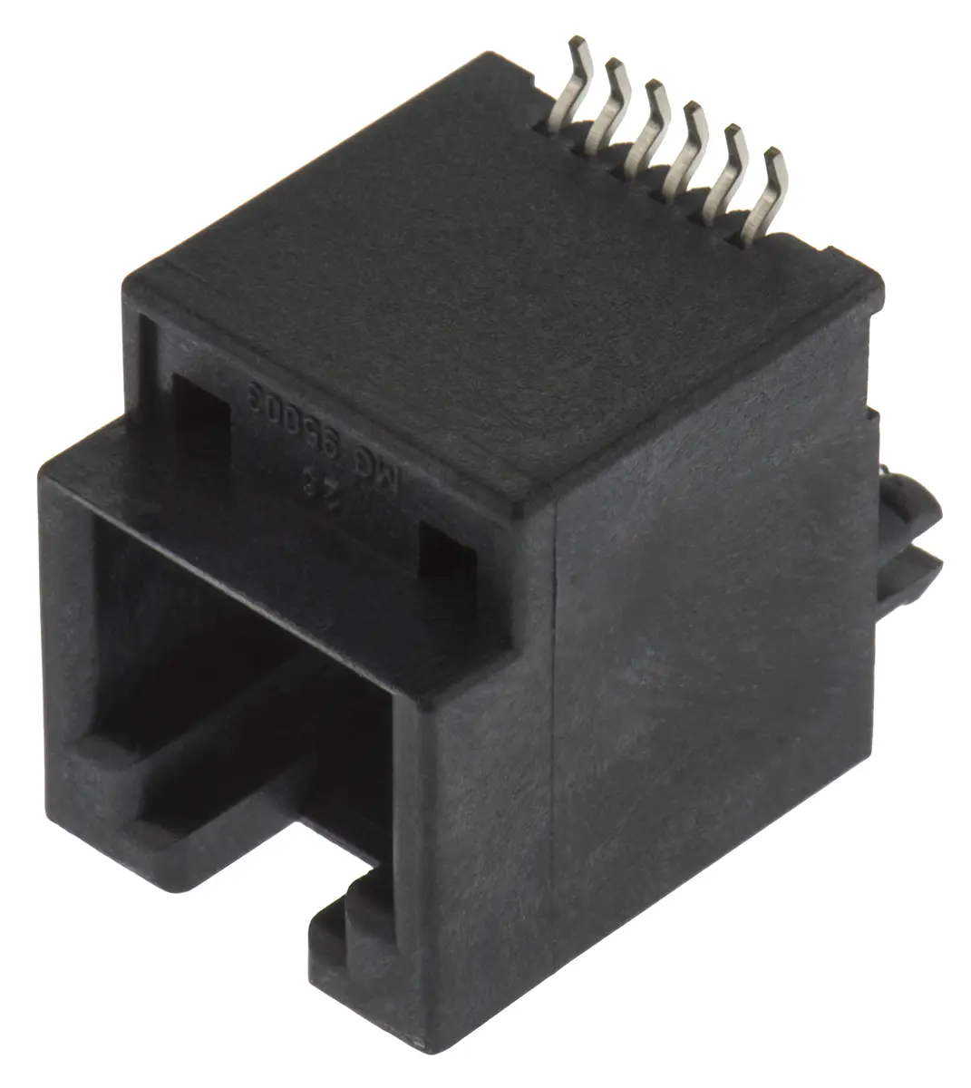 Produktfoto 1 von Molex 95503 Buchse Cat3 RJ11-Steckverbinder, 1-Port 6-polig Ungeschirmt SMD Vertikal