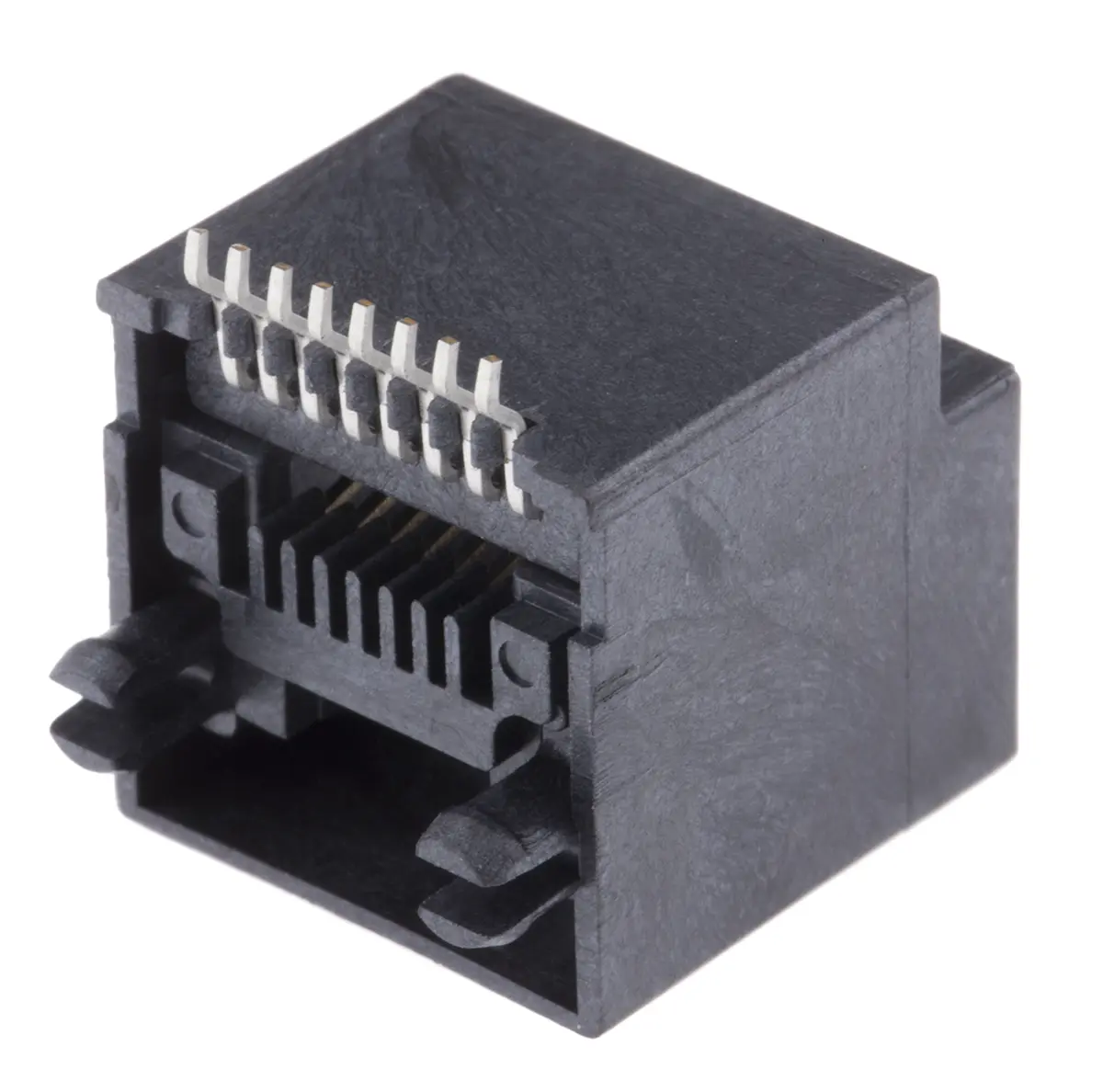 Produktfoto 1 von Molex 98266 Buchse Cat3 RJ45-Steckverbinder, 1-Port 8-polig Ungeschirmt SMD Gerade