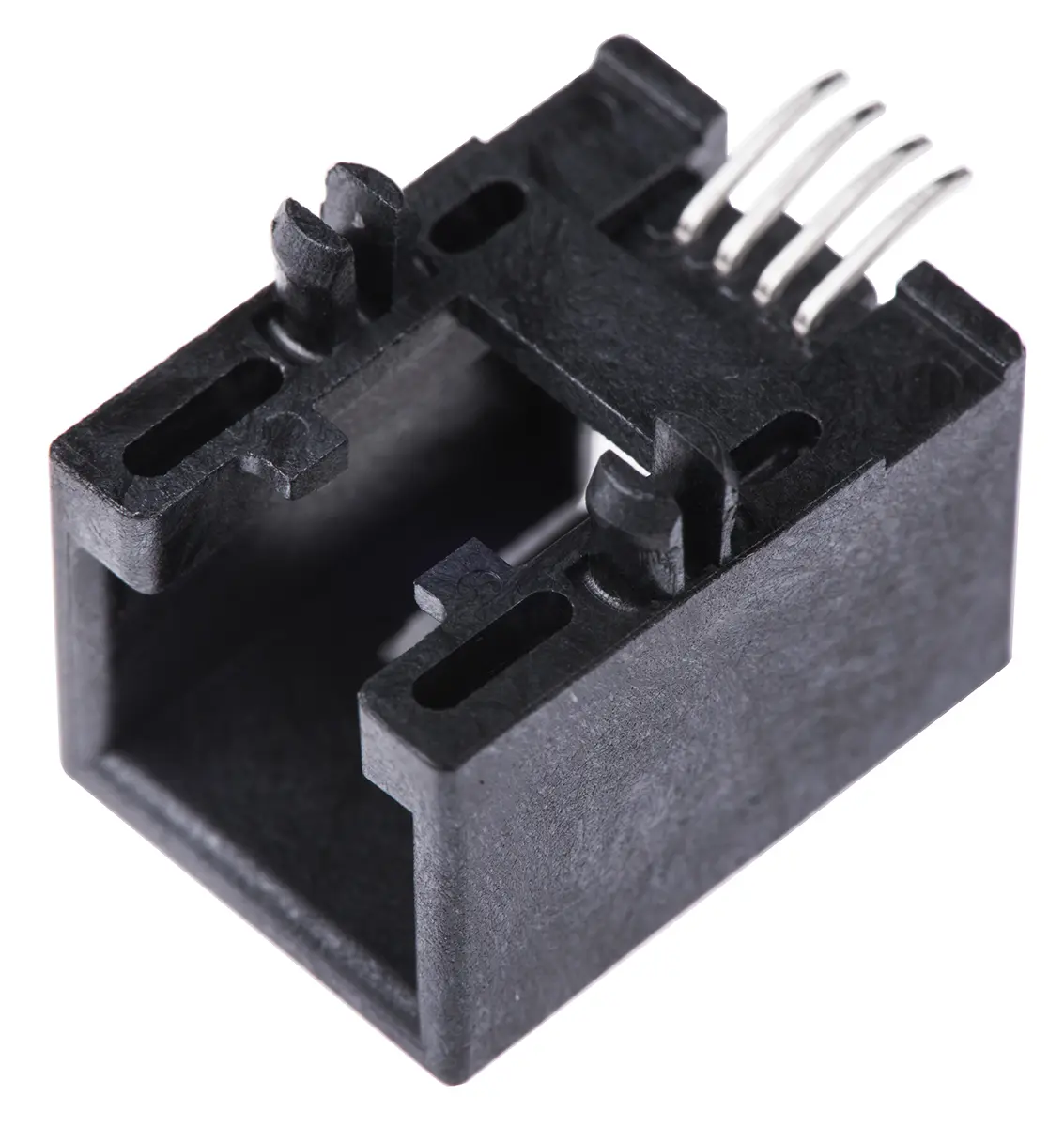 Produktfoto 1 von Molex 95501 Buchse Cat3 RJ11-Steckverbinder, 1-Port 6-polig UTP Oberfläche gewinkelt