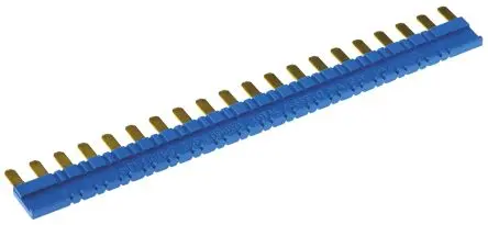Produktfoto 1 von Finder, 93 Reihe Stromschiene 6A, Kupfer (für Jumper-Verbindung), Kunststoff, 6.2 mm Raster