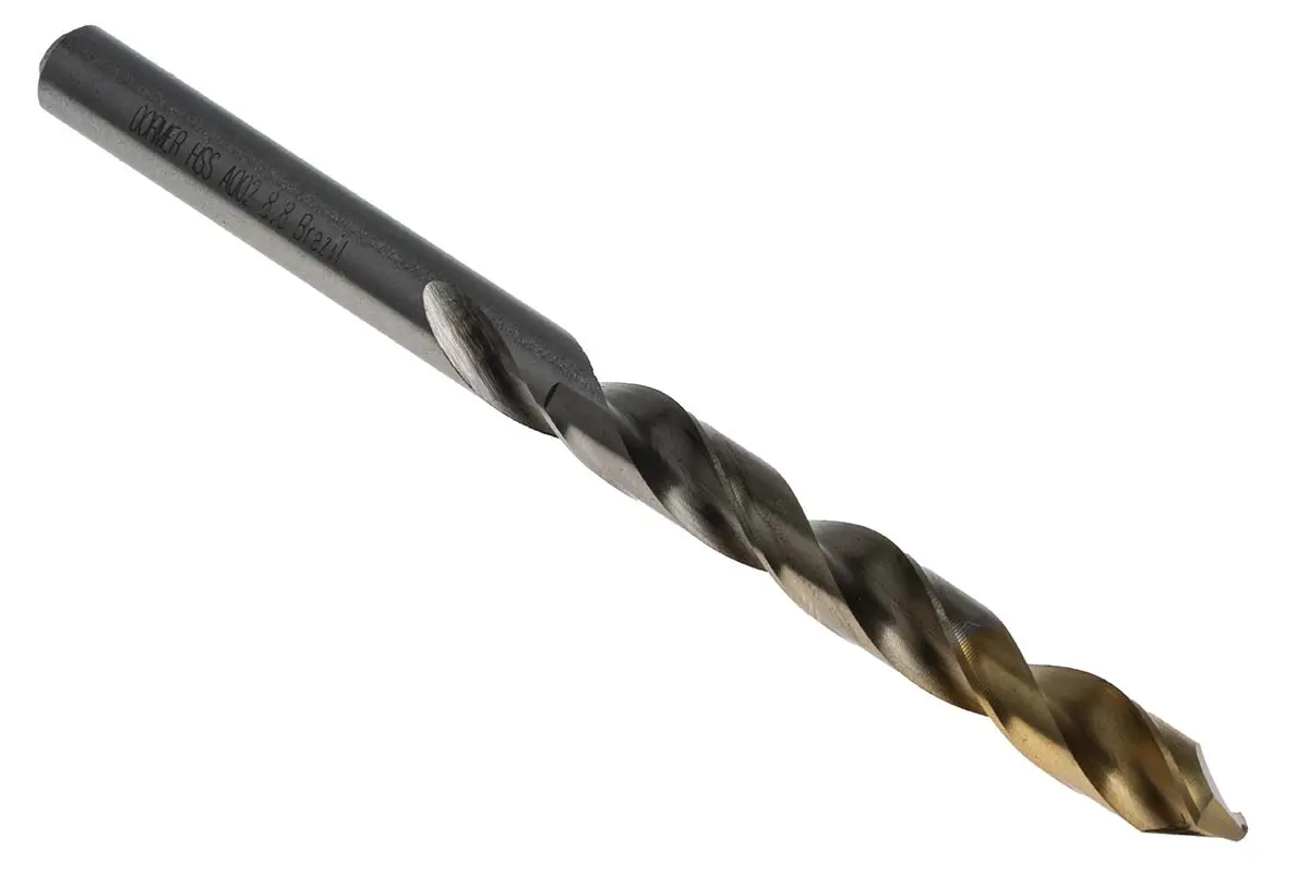 Produktfoto 1 von Dormer A002 HSS Spiralbohrer 8.8mm x 125 mm, Anschliffwinkel 118°, 1 Stück