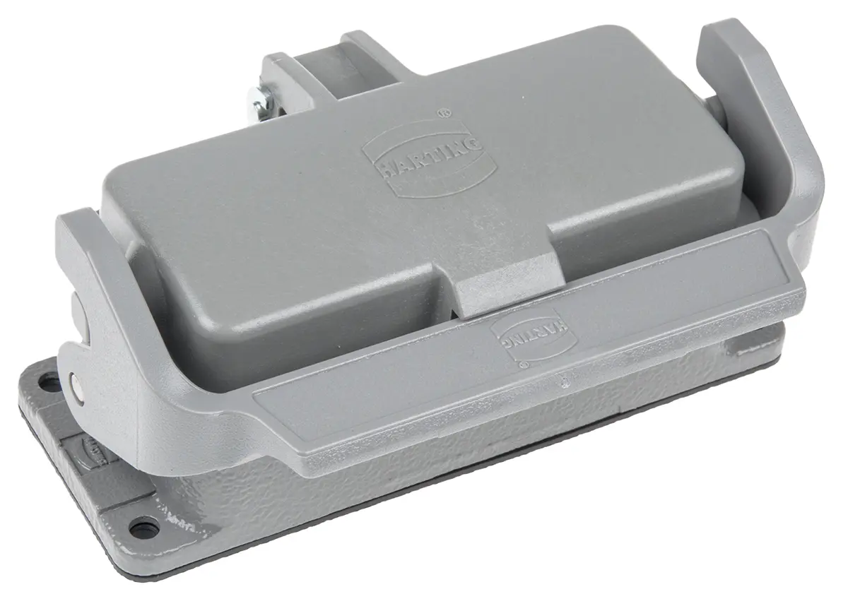 Produktfoto 1 von HARTING Han B Gehäuse für robusten Stromversorgungsstecker 1 Hebel 1 16B Steckverbindergehäuse, IP65