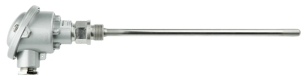 Produktfoto 1 von Reckmann PT100 G1/2 Widerstandsthermometer Ø 9mm x 250mm → +400°C