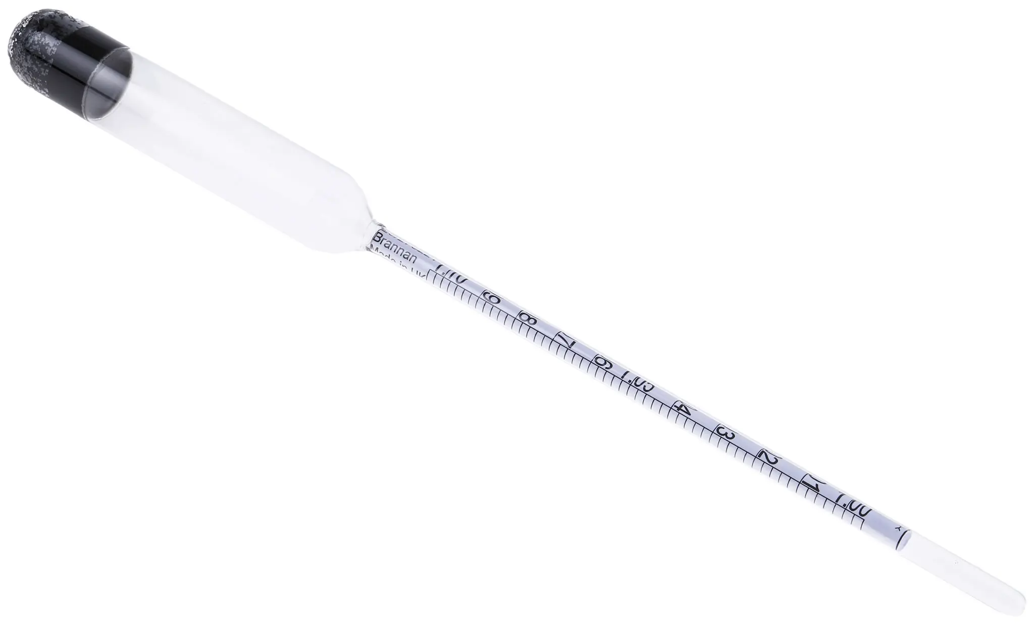 Produktfoto 1 von Brannan Hydrometer / 1.1 1 20 °C, 0.002 g/ml Skala, L. 250 mm