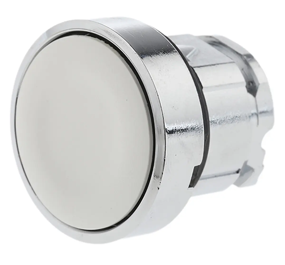 Produktfoto 1 von Schneider Electric Harmony Drucktastenkopf Ø 22 mm, Weiß Rastend Rund Rund Metall, IP66