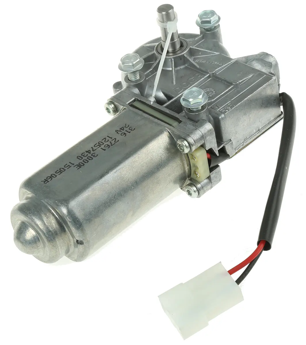 Produktfoto 1 von DOGA Bürsten-Getriebemotor bis 2 Nm, 24 V dc / 8 W, , Wellen-Ø 9mm, 48mm x 177.5mm