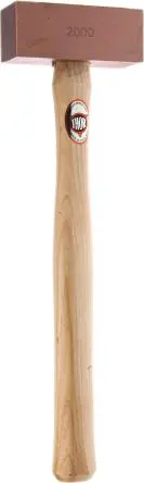 Produktfoto 1 von RS PRO Kupfer massiv Schonhammer, Kupfer massiv Schlagflächen austauschbar 2.1 kg, Ø 44 mm