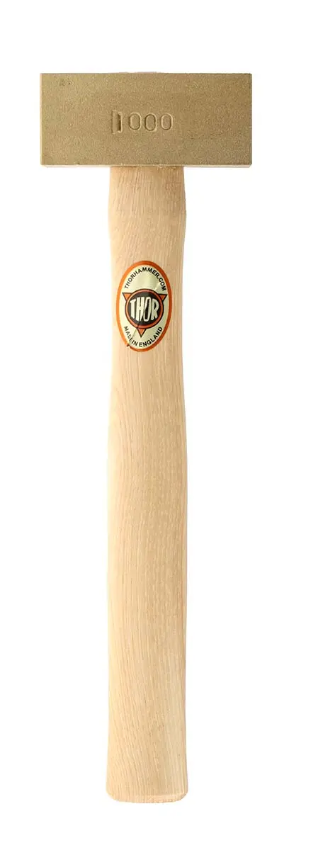 Produktfoto 1 von RS PRO Messing Schonhammer, Messing Schlagflächen austauschbar 1000 g, Ø 38 mm