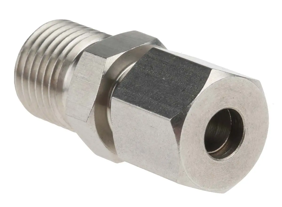 Produktfoto 1 von RS PRO 1/4 BSPP Quetschverschraubung für Thermoelement oder PRT-Sonde