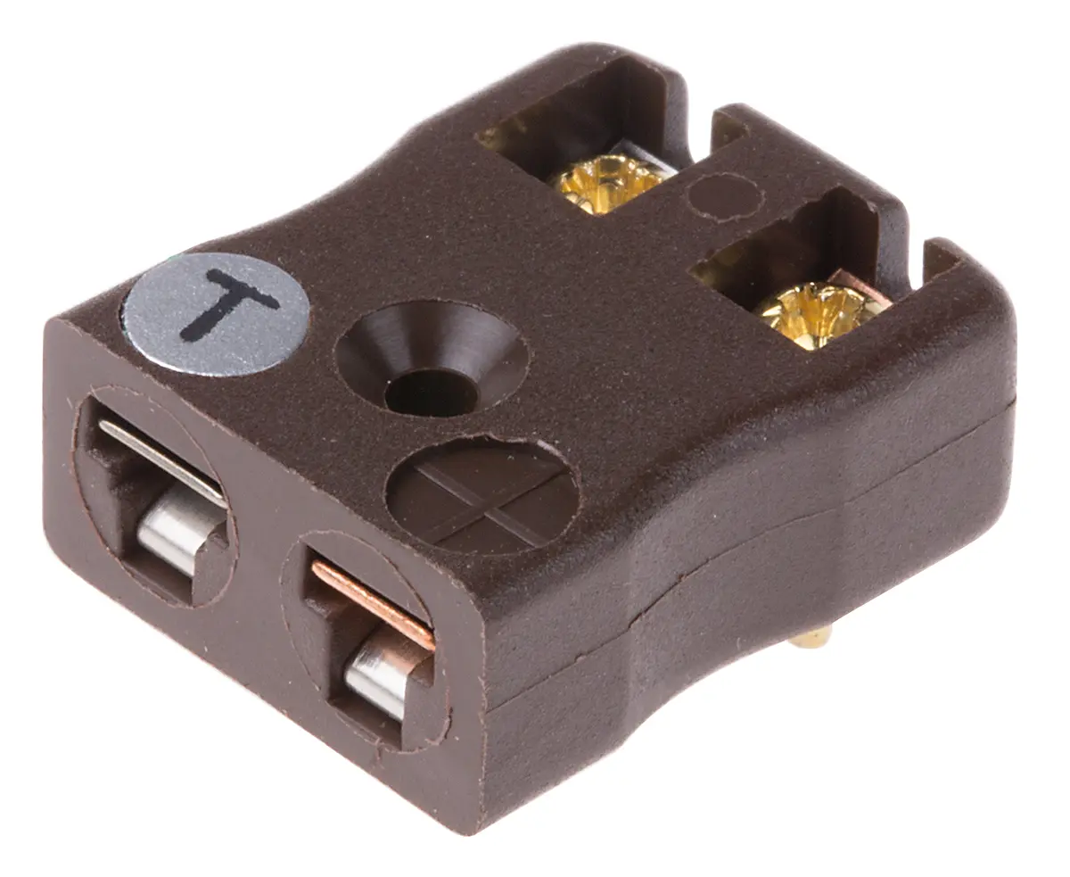 Produktfoto 1 von RS PRO Miniatur Miniatur-Buchsensteckverbinder für Leiterplatte Steckbuchse für Thermoelement Typ T