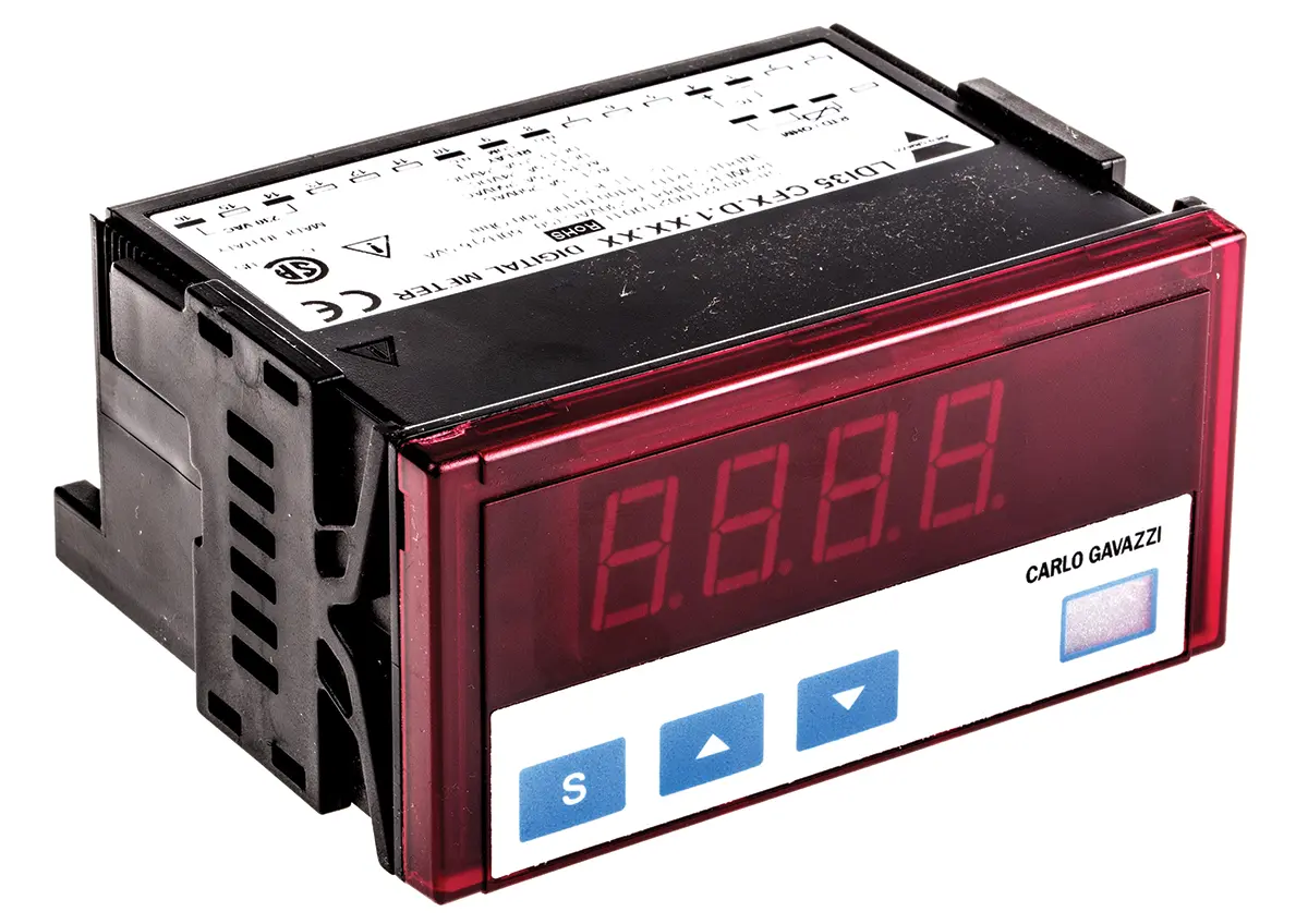 Produktfoto 1 von Carlo Gavazzi LDI35 CF Einzeilig, LED PID Temperaturregler für Druck, Wechselstrom/Gleichstrom, Leistung, Frequenz,