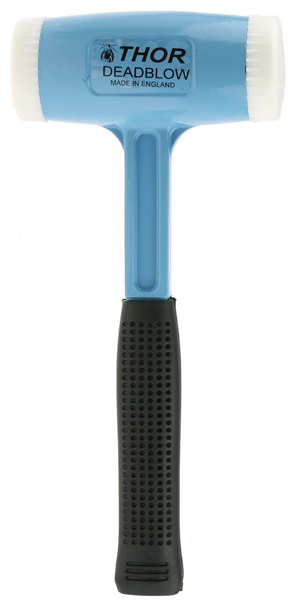 Produktfoto 1 von RS PRO Nylon Schonhammer, Aluminium Schlagflächen austauschbar, Ø 63 mm