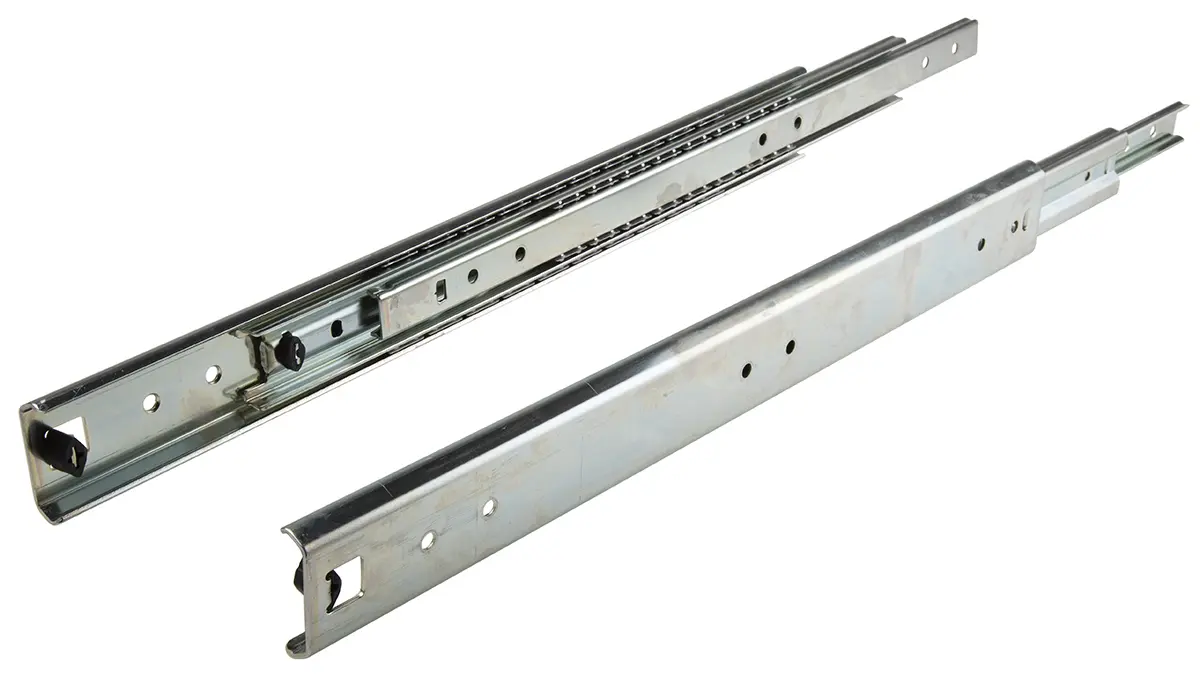 Accuride Teleskopschienen Stahl 160kg Last 600 mm Weg L. 623.5 mm