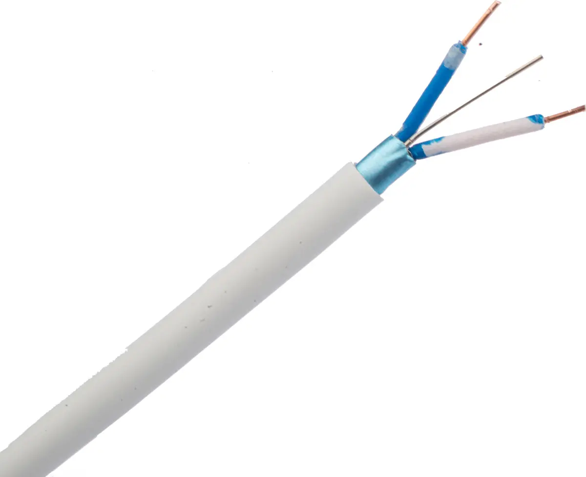Produktfoto 1 von Belden 7703NH Mehrkern-Industriekabel, 2-adrig 0.33 mm² 22 AWG Weiß Geschirmt, 305 m, Polyethylen