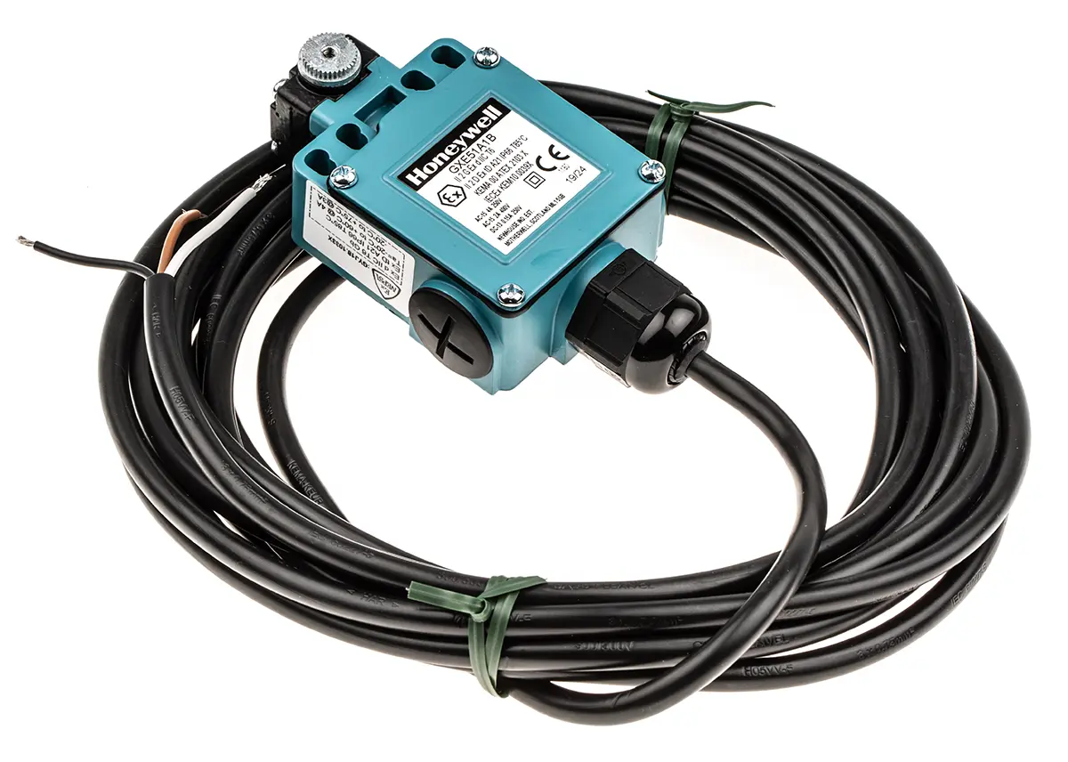 Honeywell GXS Endschalter, 1-poliger Wechsler, Schließer/Öffner, IP 66, Zinkdruckguss, 4A Anschluss Kabel