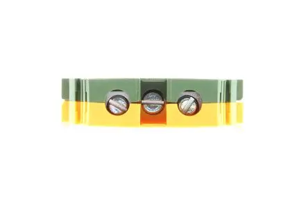 Produktfoto 1 von Entrelec SNA Schutzleiterklemme 1 Gelb, Grün, 16mm², 800V ac Schraubbefestigung