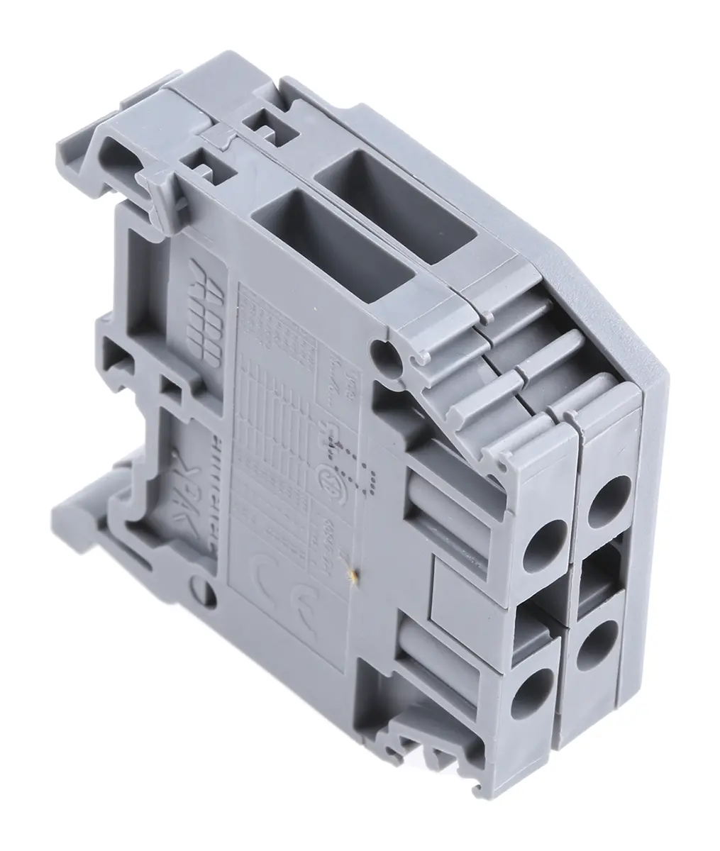 Produktfoto 1 von Entrelec Verteilerblock 2-polig / 800 V 32A Grau