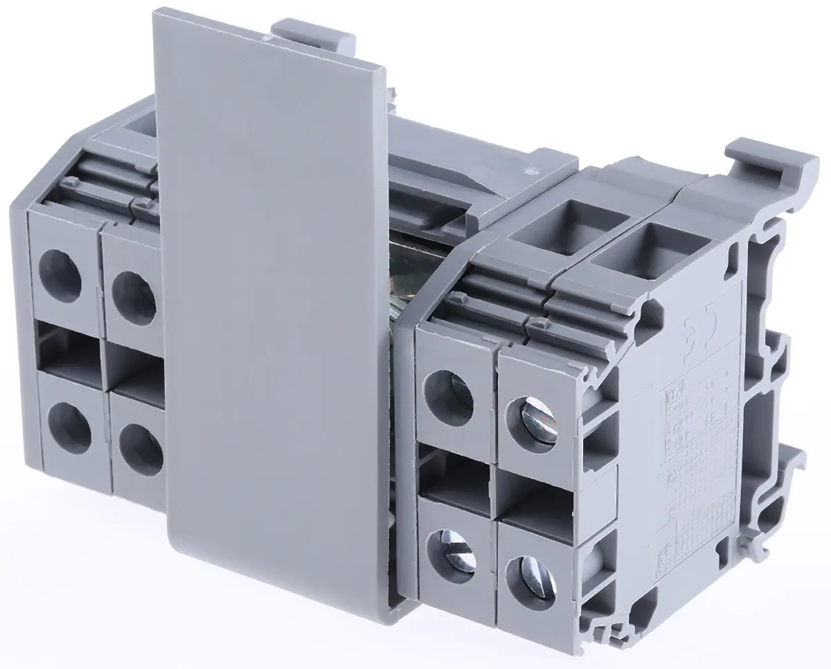 Produktfoto 1 von Entrelec Verteilerblock 2-polig / 800 V 200A Grau