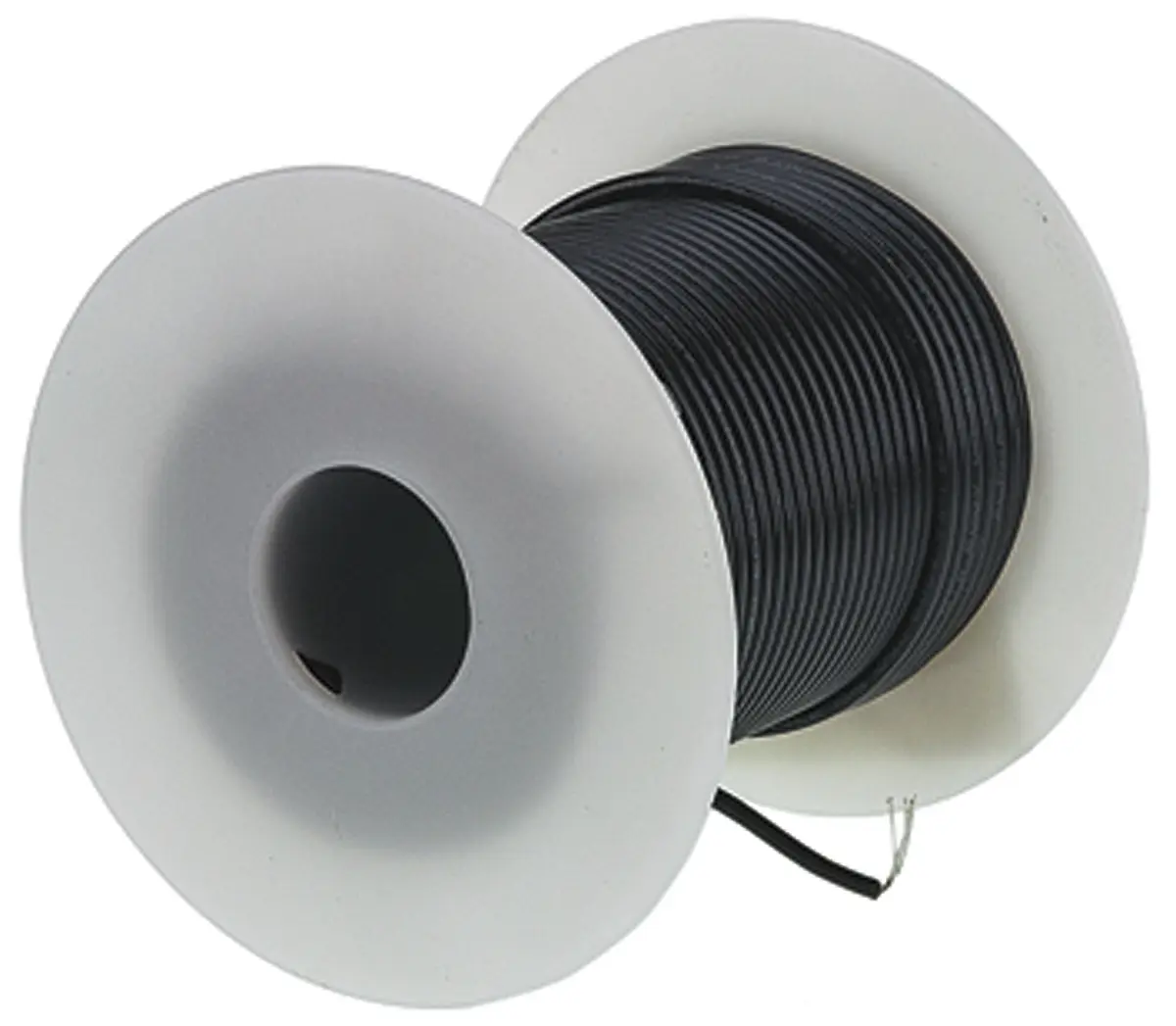 Produktfoto 1 von Alpha Wire Hookup Wire PVC Schaltdraht 0.33 mm², 22 AWG 30 m Schwarz Ø 2.39 mm 7 Litzen Polyvinylchlorid