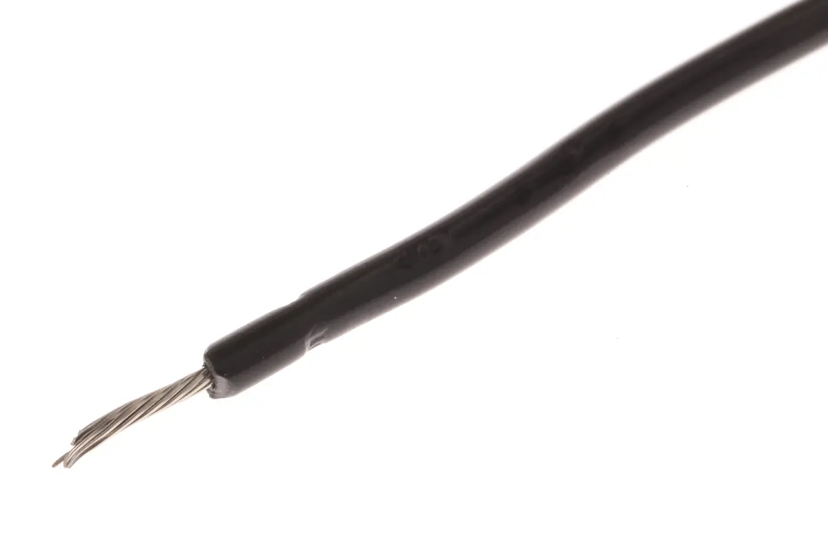 Produktfoto 1 von Alpha Wire Hookup Wire PVC Schaltdraht 0.52 mm², 20 AWG 30 m Schwarz Ø 2.57 mm 10 Litzen Polyvinylchlorid