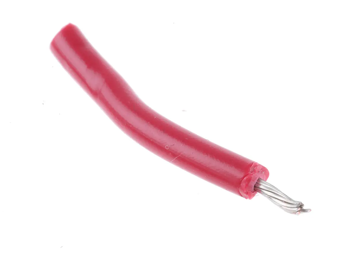 Produktfoto 1 von Alpha Wire Hookup Wire PVC Schaltdraht 0.52 mm², 20 AWG 30 m Rot Ø 2.57 mm 10 Litzen Polyvinylchlorid