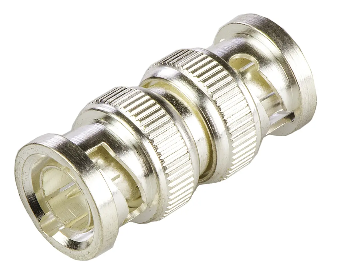 Produktfoto 1 von TE Connectivity HF Adapter, 75 Ω, Gerade, 2GHz Stecker Stecker, Koaxial Nennspannung