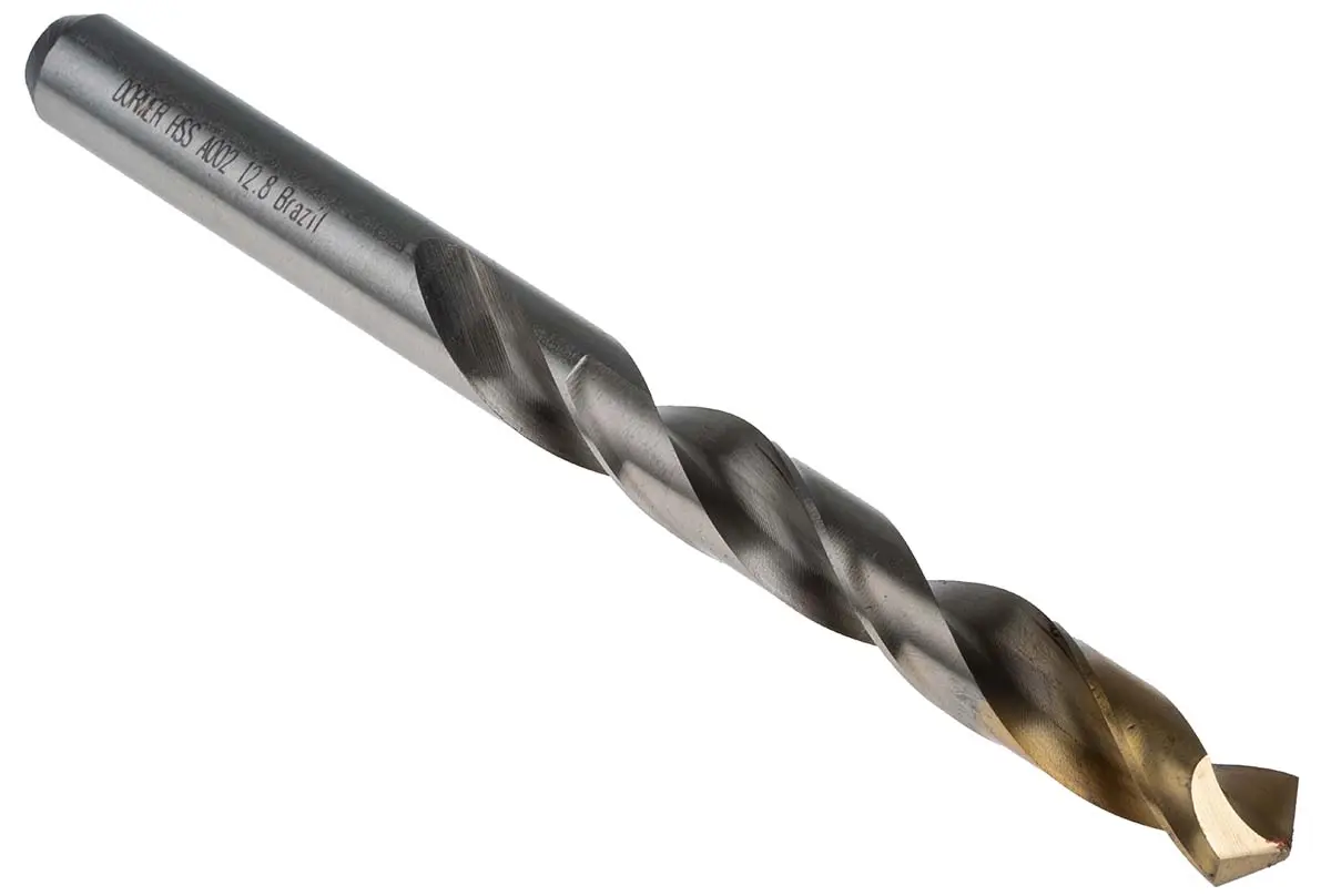 Produktfoto 1 von Dormer A002 HSS Spiralbohrer 12.8mm x 151 mm, Anschliffwinkel 118°
