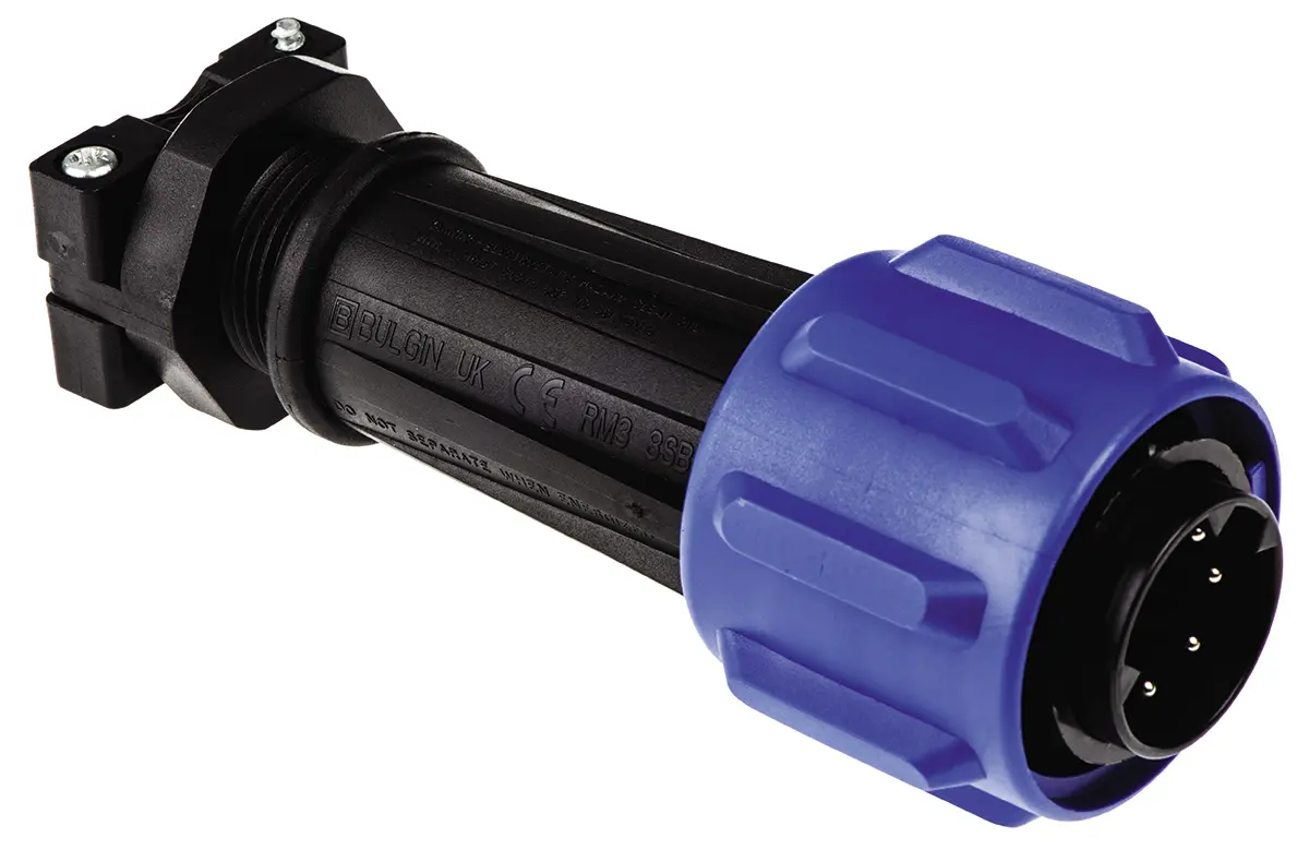 Produktfoto 1 von Bulgin Buccaneer 900 50 Standard Rundsteckverbinder Stecker 7-polig Stecker 32A Kabel IP68