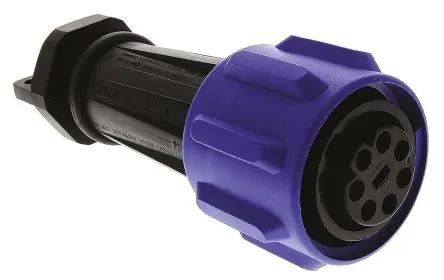 Produktfoto 1 von Bulgin PXA911 50 Standard Rundsteckverbinder Buchse 7-polig Buchse 32A Kabel IP68