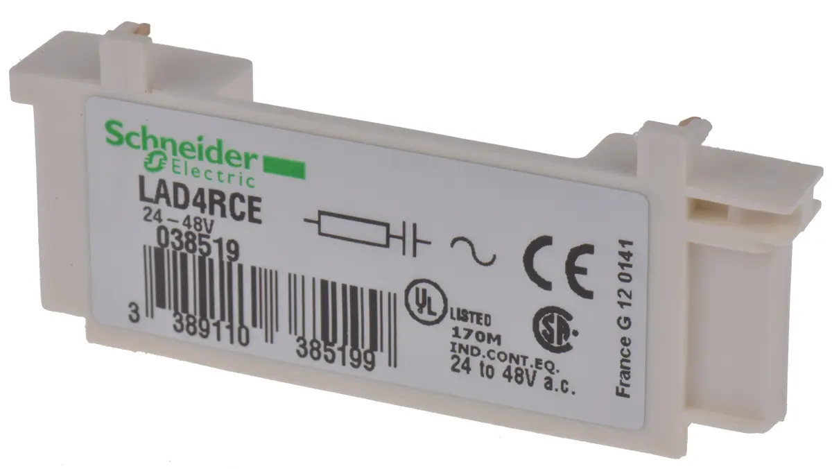 Produktfoto 1 von Schneider Electric LAD4 Überspannungsableiter Überspannungsableiter für Serien LC1 und LC2