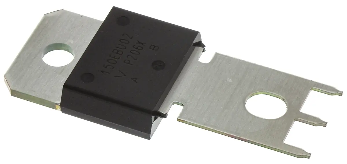 Produktfoto 1 von Vishay VS-150EBU02 Panel Ultraschnelle Soft-Recovery-Diode Sanfte Erholung Einfach, 200 V / 150 A, 2-Pin PowerTab