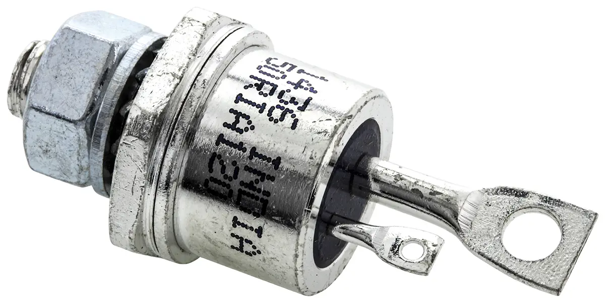 Produktfoto 1 von Vishay SCR Thyristoren 50 A TO-65 1200 V, Gate-Trigger 100 mA 1.49 kA 1.6 V