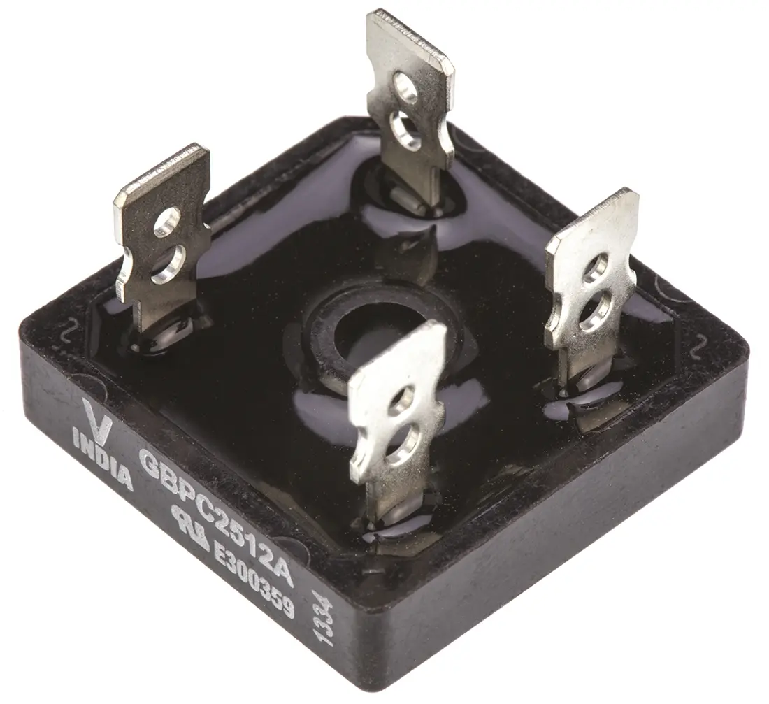 Produktfoto 1 von Vishay Brückengleichrichter 1200 V 420 A Schraubanschlussklemme 1.1 V GBPC Einfach 4-Pin 5 μA