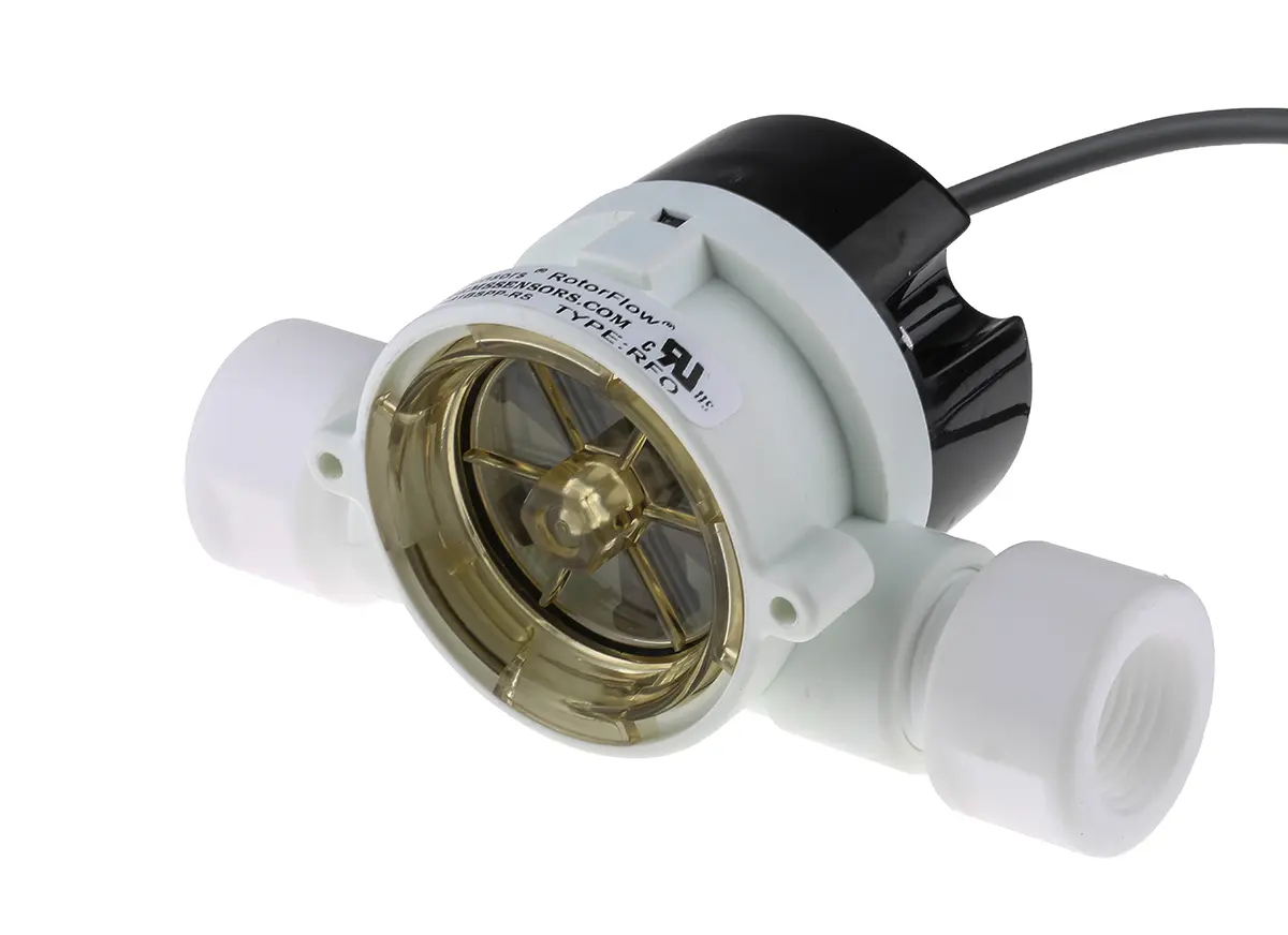 Produktfoto 1 von Gems Sensors RFO 82 °C Durchflusssensor 15l/min 75l/min Buchse