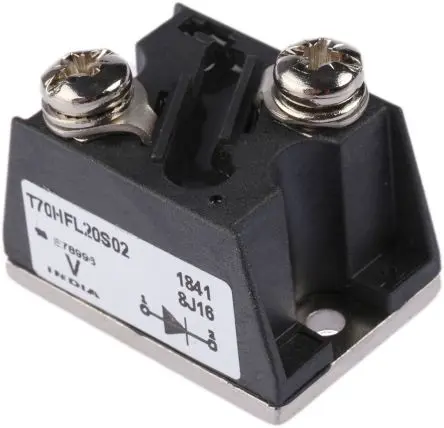 Produktfoto 1 von Vishay VSX Panel Diode Wechselnd Einfach, 200 V / 70 A, 2-Pin T-Modul
