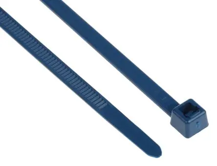 Produktfoto 1 von HellermannTyton MCT50L Nylon 6.6 Kabelbinder Nicht lösbar Blau 4.6mm x 390 mm